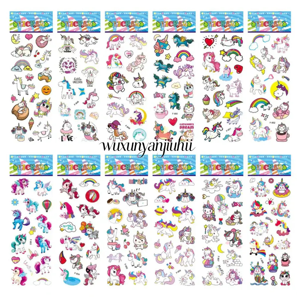 5 Sheets Kids Stickers Puffy Stickers for Children Birthday Christmas New Year Gift for Girl Boy Scrapbooking Cartoon