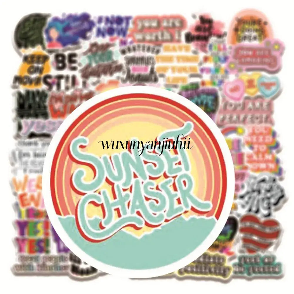 50pcs Inspirational Quote Stickers Vision Board Motivational Sticker for Adults Teens Students Teachers Aesthetic