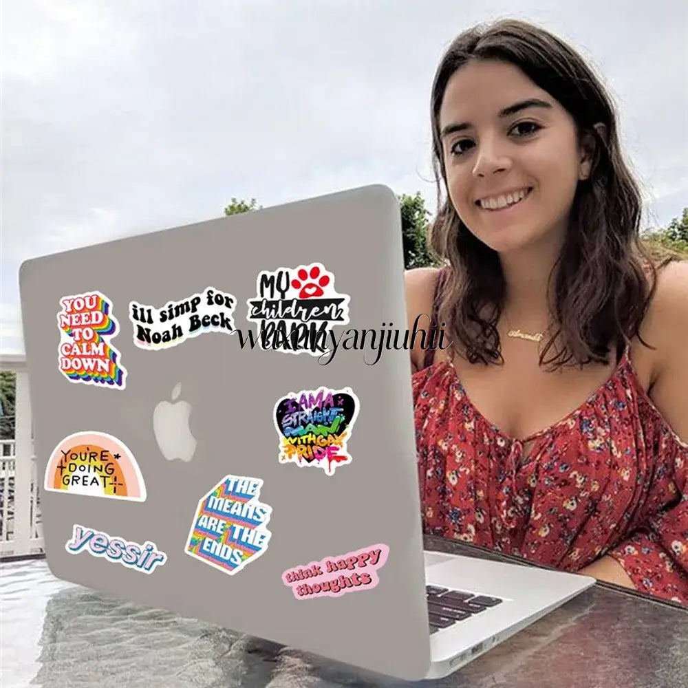 50pcs Inspirational Quote Stickers Vision Board Motivational Sticker for Adults Teens Students Teachers Aesthetic