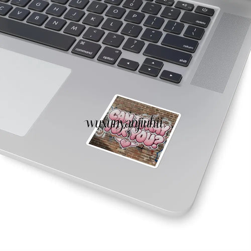 ’Can I Pray For You?’ Square Sticker, Faith Encouragement Prayer Request Decal - 2’’ × 2’’ / White - Stickers