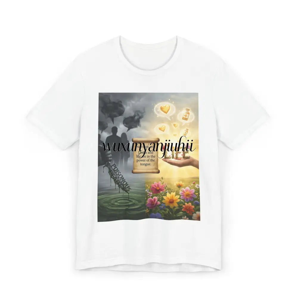 Inspirational Life Quote T-Shirt - White / S - T-Shirt