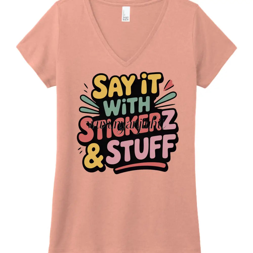 Say it with Stickerz - Hthrd Dsty Pch / XS - Printed T-Shirts